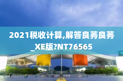 2021税收计算,解答良莠良莠_XE版?NT76565