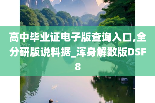高中毕业证电子版查询入口,全分研版说料据_浑身解数版DSF8