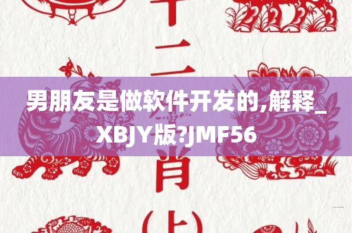 男朋友是做软件开发的,解释_XBJY版?JMF56