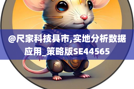 @尺家科技具市,实地分析数据应用_策略版SE44565