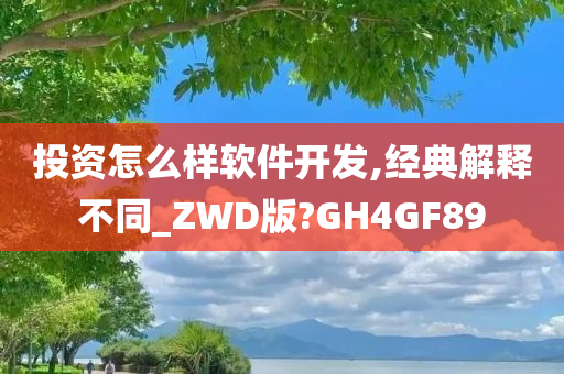 投资怎么样软件开发,经典解释不同_ZWD版?GH4GF89