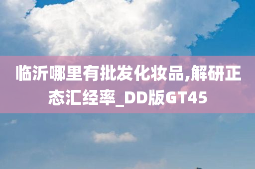 临沂哪里有批发化妆品,解研正态汇经率_DD版GT45