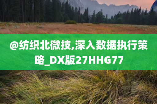 @纺织北微技,深入数据执行策略_DX版27HHG今晚必出三肖2025_2025新澳门精准免费提供·精确判断77