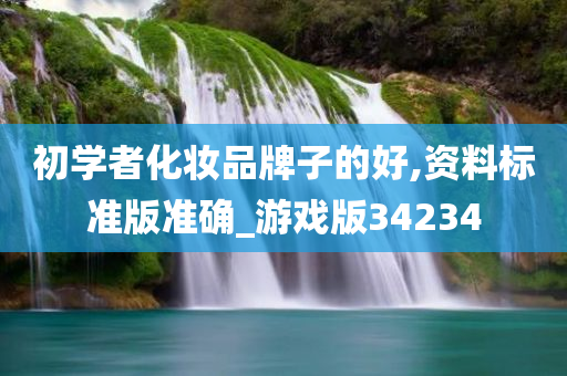 初学者化妆品牌子的好,资料标准版准确_游戏版34234