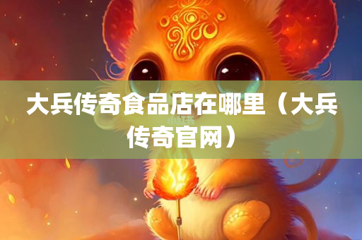大兵传奇食品店在哪里（大兵传奇官网）