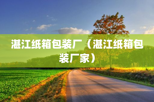 湛江纸箱包装厂（湛江纸箱包装厂家）