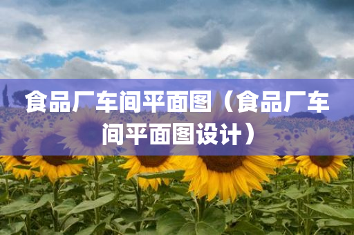 食品厂车间平面图（食品厂车间平面图设计）