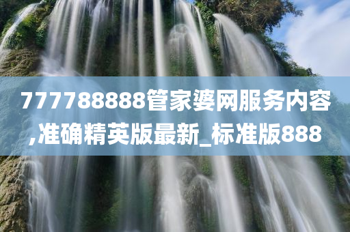 777788888管家婆网服务内容,准确精英版最新_标准版888
