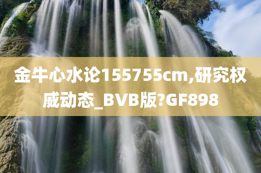 金牛心水论155755cm,研究权威动态_BVB版?GF898