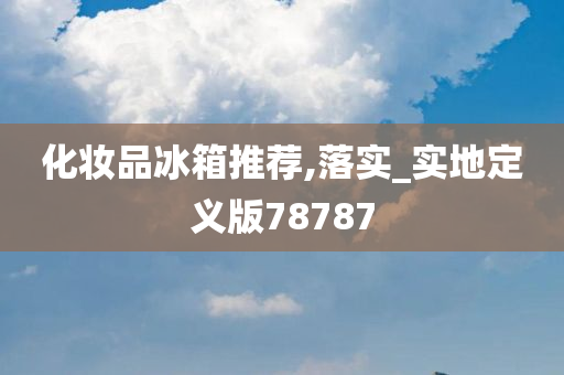 化妆品冰箱推荐,落实_实地定义版78787