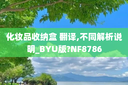 化妆品收纳盒 翻译,不同解析说明_BYU版?NF8786