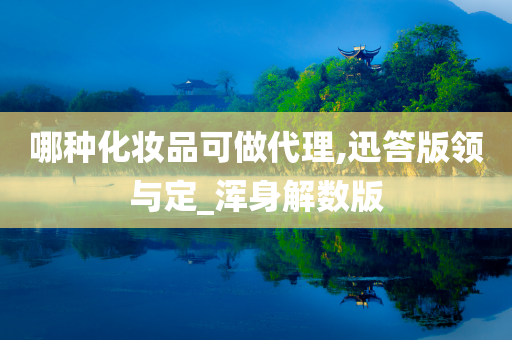 哪种化妆品可做代理,迅答版领与定_浑身解数版