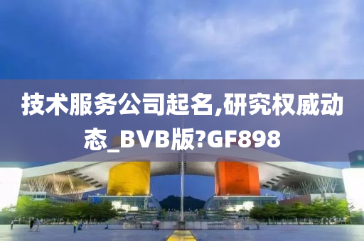 技术服务公司起名,研究权威动态_BVB版?GF898