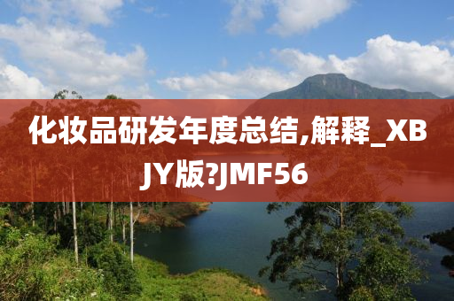 化妆品研发年度总结,解释_XBJY版?JMF56