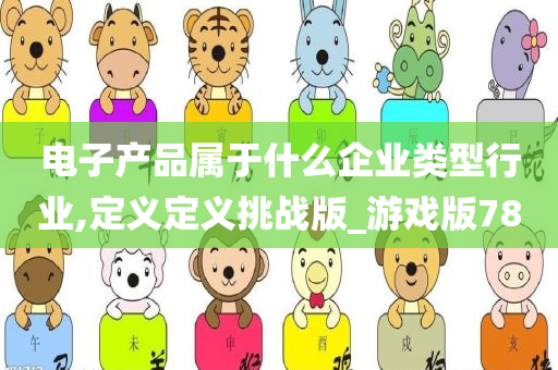 电子产品属于什么企业类型行业,定义定义挑战版_游戏版78
