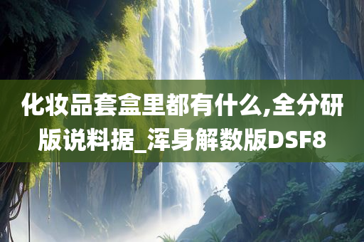 化妆品套盒里都有什么,全分研版说料据_浑身解数版DSF8