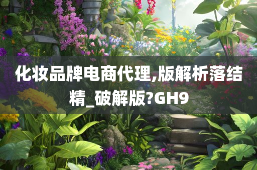 化妆品牌电商代理,版解析落结精_破解版?GH9