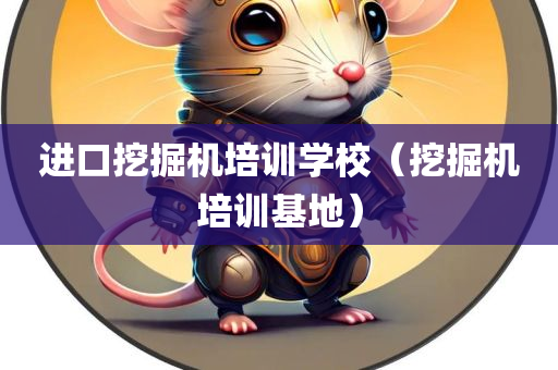 进口挖掘机培训学校（挖掘机培训基地）
