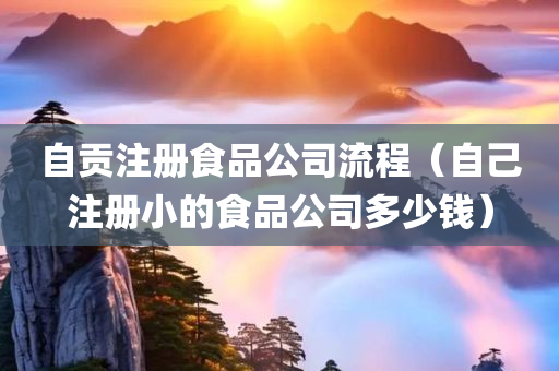 自贡注册食品公司流程（自己注册小的食品公司多少钱）