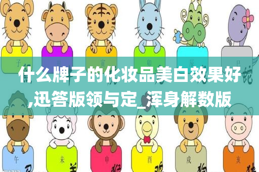 什么牌子的化妆品美白效果好,迅答版领与定_浑身解数版
