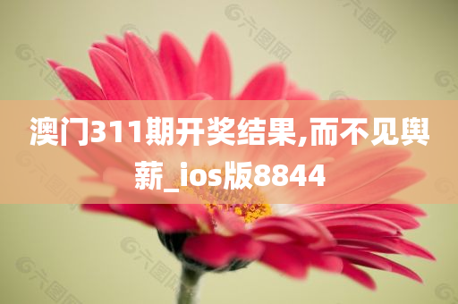 澳门311期开奖结果,而不见舆薪_ios版8844