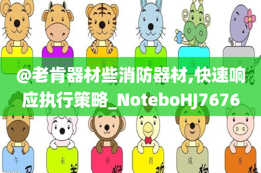 @老肯器材些消防器材,快速响应执行策略_NoteboHJ7676