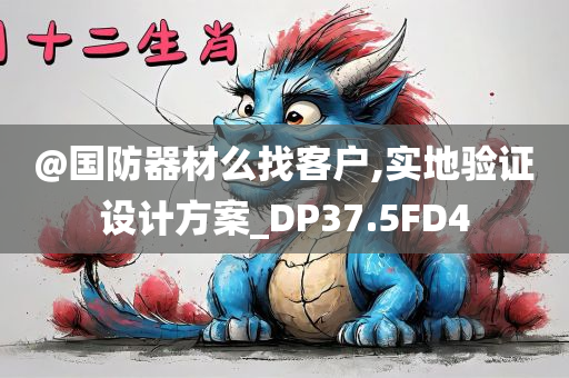 @国防器材么找客户,实地验证设计方案_DP37.5FD4