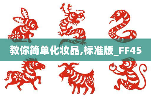 教你简单化妆品,标准版_FF45