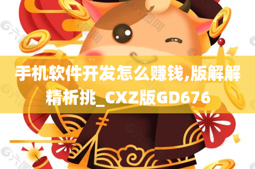 手机软件开发怎么赚钱,版解解精析挑_CXZ版GD676
