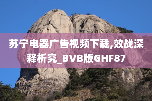 苏宁电器广告视频下载,效战深释析究_BVB版GHF87