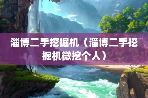 淄博二手挖掘机（淄博二手挖掘机微挖个人）