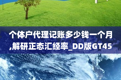 个体户代理记账多少钱一个月,解研正态汇经率_DD版GT45
