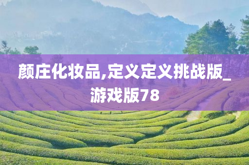 颜庄化妆品,定义定义挑战版_游戏版78