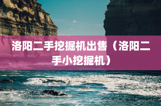 洛阳二手挖掘机出售（洛阳二手小挖掘机）