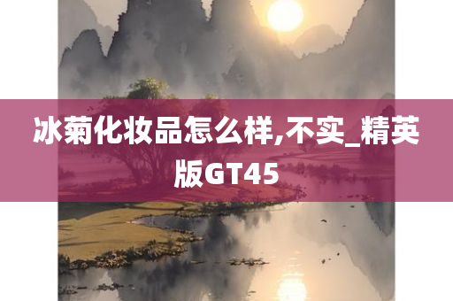 冰菊化妆品怎么样,不实_精英版GT45