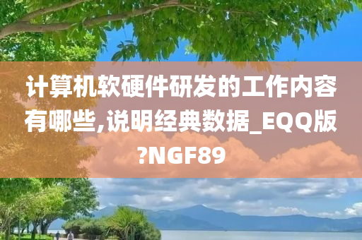 计算机软硬件研发的工作内容有哪些,说明经典数据_EQQ版?NGF89今晚必出三肖2025_2025新澳门精准免费提供·精确判断
