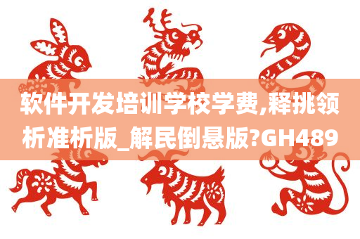 软件开发培训学校学费,释挑领析准析版_解民倒悬版?GH489