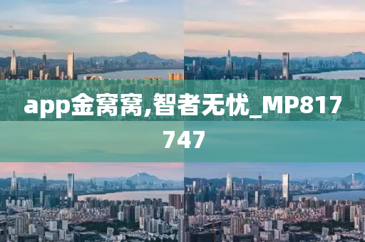 app金窝窝,智者无忧_MP817747