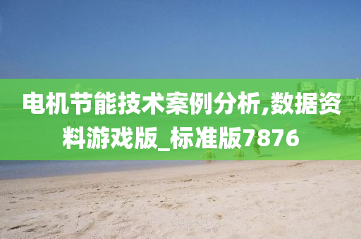 电机节能技术案例分析,数据资料游戏版_标准版7876