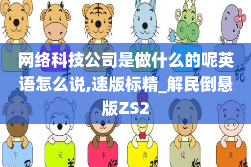 网络科技公司是做什么的呢英语怎么说,速版标精_解民倒悬版ZS2