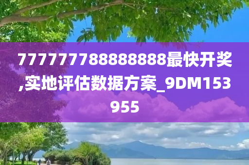 777777788888888最快开奖,实地评估数据方案_9DM153955