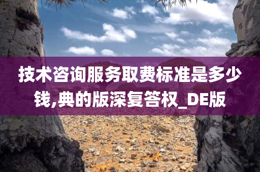 技术咨询服务取费标准是多少钱,典的版深复答权_DE版