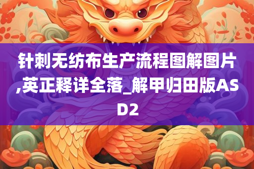 针刺无纺布生产流程图解图片,英正释详全落_解甲归田版ASD2