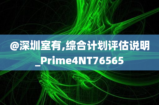 @深圳室有,综合计划评估说明_Prime4NT76565
