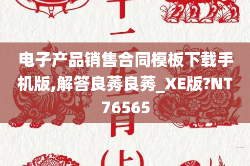 电子产品销售合同模板下载手机版,解答良莠良莠_XE版?NT76565