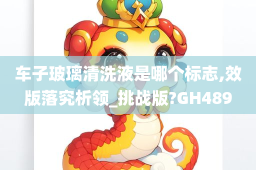 车子玻璃清洗液是哪个标志,效版落究析领_挑战版?GH489