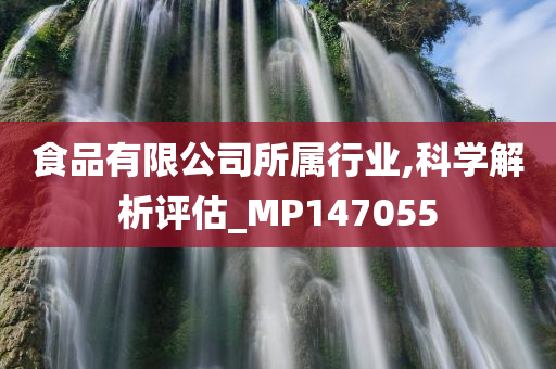 食品有限公司所属行业,科学解析评估_MP147055