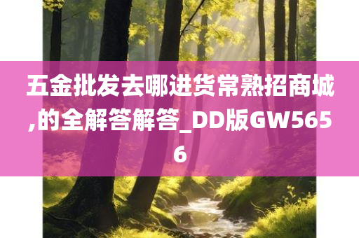五金批发去哪进货常熟招商城,的全解答解答_DD版GW5656