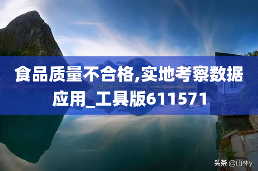 食品质量不合格,实地考察数据应用_工具版611571
