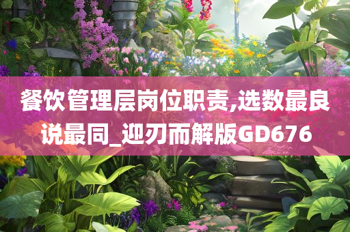 餐饮管理层岗位职责,选数最良说最同_迎刃而解版GD676